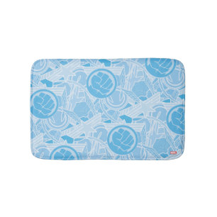 Avengers Symbols Pattern Bath Mat