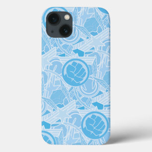Avengers Symbols Pattern iPhone 13 Case