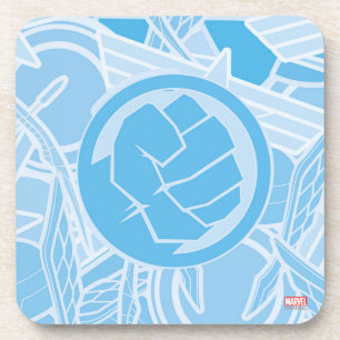 Avengers Symbols Pattern Coaster