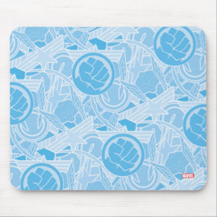 Avengers Symbols Pattern Mouse Pad