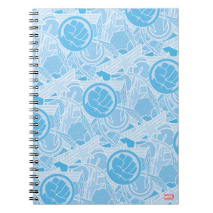 Avengers Symbols Pattern Notebook