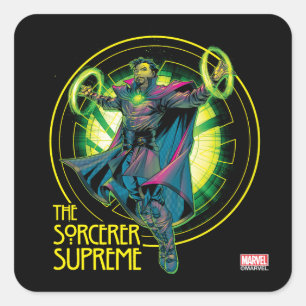 Avengers   The Sorcerer Supreme Doctor Strange Square Sticker