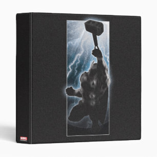 Avengers Thor Character Silhouette Binder