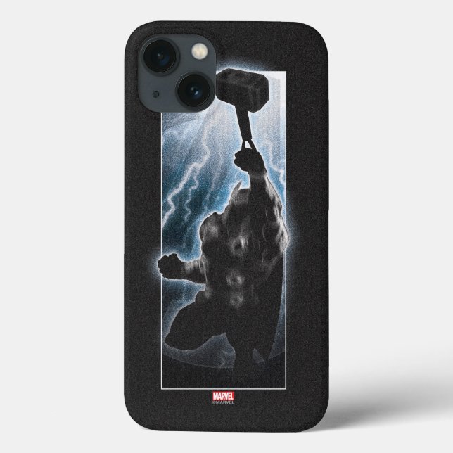 Avengers Thor Character Silhouette Case-Mate iPhone Case (Back)