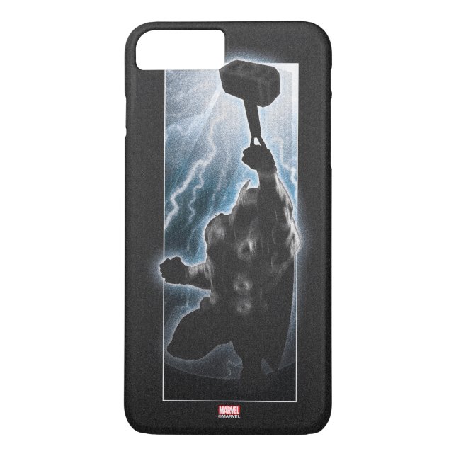 Avengers Thor Character Silhouette Case-Mate iPhone Case (Back)