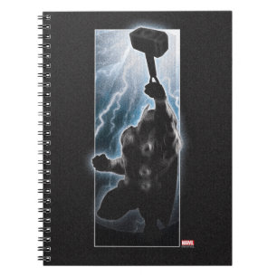 Avengers Thor Character Silhouette Notebook