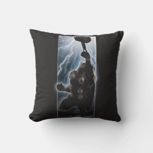 Avengers Thor Character Silhouette Throw Pillow