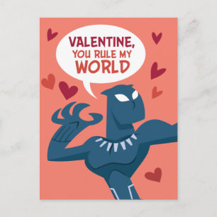 Avengers Valentine's Day   Black Panther: You Rule Postcard