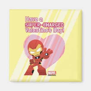 Avengers Valentine's Day Iron Man Super-Charged Magnet