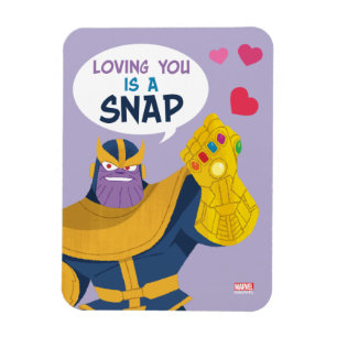 Avengers Valentine's Day Thanos Snap Magnet
