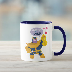Avengers Valentine's Day   Thanos Snap Mug