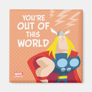 Avengers Valentine's Day Thor: Out of This World Magnet