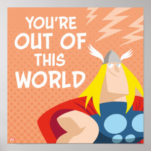 Avengers Valentine's Day   Thor: Out of This World Poster