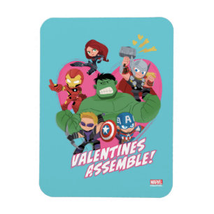 Avengers Valentine's Day Valentine's Assemble Magnet