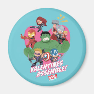 Avengers Valentine's Day Valentine's Assemble Magnet