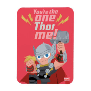 Avengers Valentine's Day You're The One Thor Me Magnet