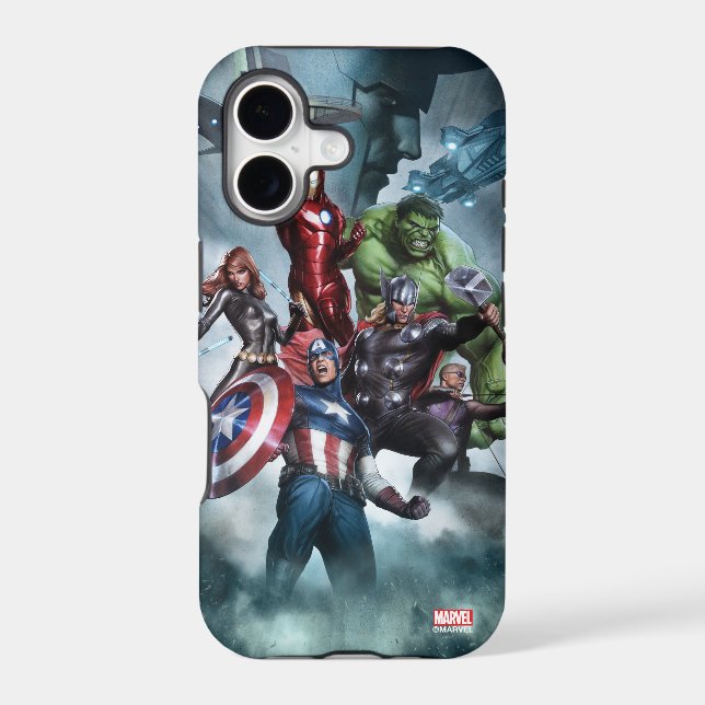 Avengers Versus Loki Drawing (Back)