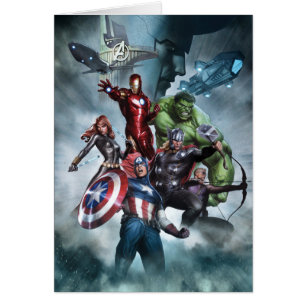 Avengers Versus Loki Drawing