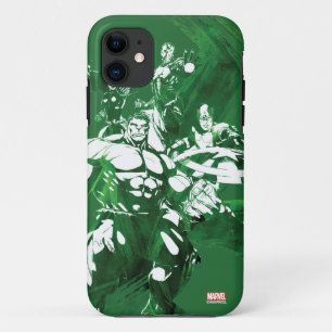 Avengers Watercolor Graphic iPhone 11 Case