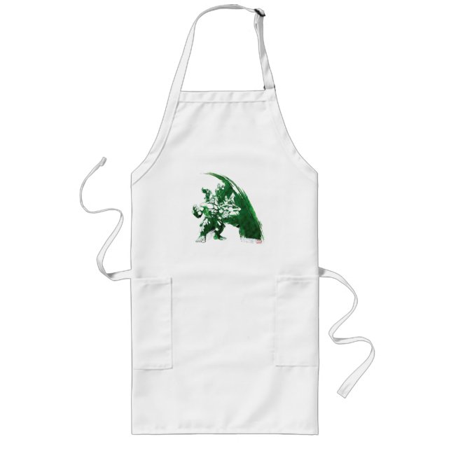 Avengers Watercolor Graphic Long Apron (Front)