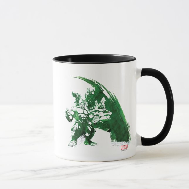Avengers Watercolor Graphic Mug (Right)
