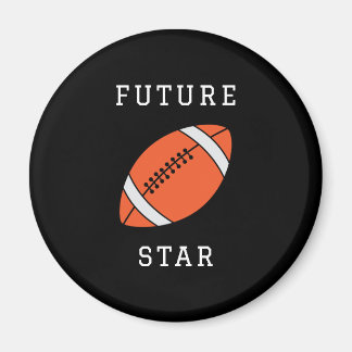 Avenir Football Star Custom Black Magnet