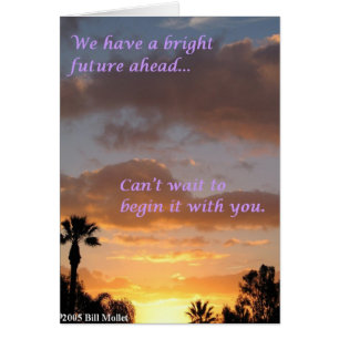 Avenir lumineux en avant