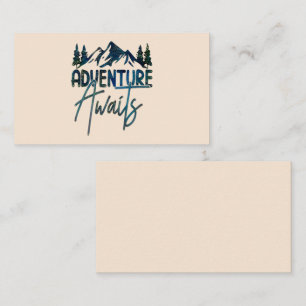 Aventure Await, Carte de visite de montagne
