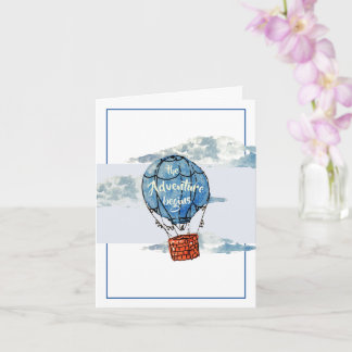 Aventure commence Félicitations Carte de voeux