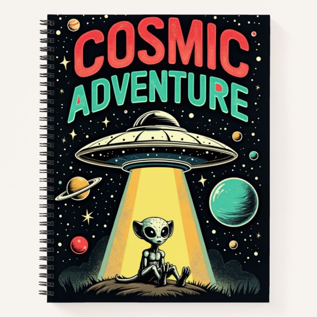 aventure cosmique Carnet spiral (Devant)