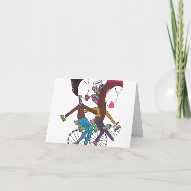 aventure de couples à Taïpeh sur la carte de note (Devant)