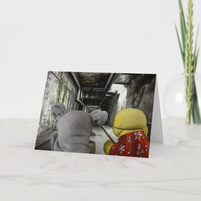 Aventure d'Halloween. Carte de vœux (Devant)