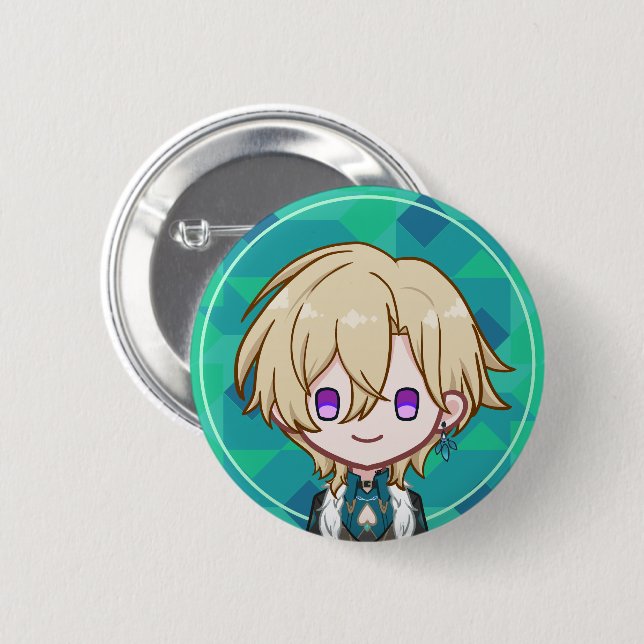 Aventurine 2 Inch Round Button (Front & Back)