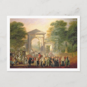 Avenue before the Botanical Gardens in Madrid, 178 Postcard