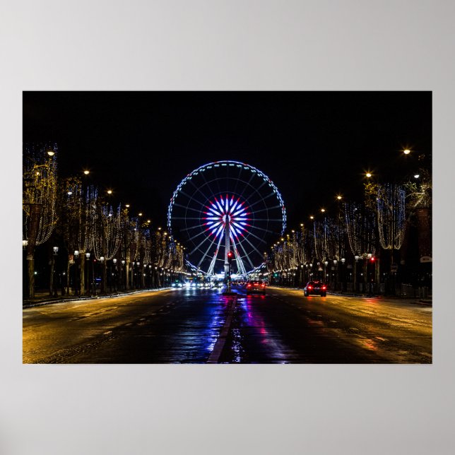 Avenue Champs-Elysees Poster (Front)