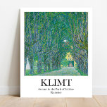 Avenue in the Park of Schloss Kammer Gustav Klimt Poster<br><div class="desc">Bring the beauty of nature into your home with this stunning poster of Gustav Klimt’s “Avenue in the Park of Schloss Kammer.” Painted in 1912, this piece depicts a tree-lined avenue in the park of Schloss Kammer. Klimt turned consistently to landscape subjects during summer vacations spent in the picturesque Salzkammergut,...</div>