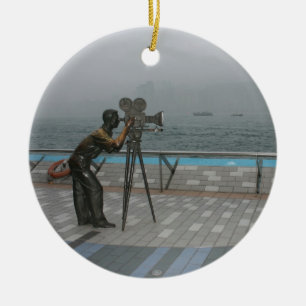 Avenue of Stars, Kowloon, Hong Kong Ceramic Ornament