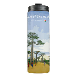 Avenue of the Baobabs, Madagascar - Landscape Thermal Tumbler