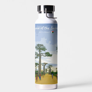 Avenue of the Baobabs, Madagascar - Landscape Water Bottle