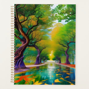 Avenue of Trees autumn leaves Planner