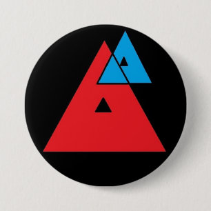 Average Analysis Logo 3 Inch Round Button