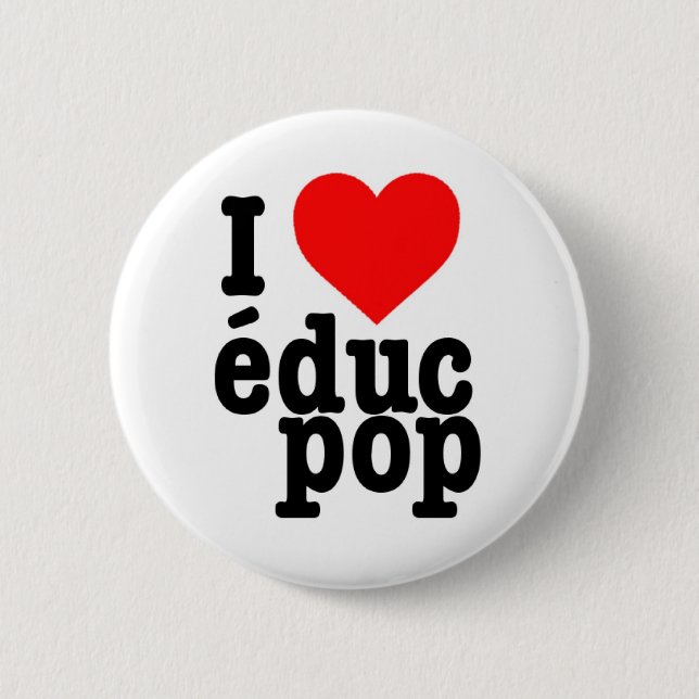 Average Badge I coils pop educ 2 Inch Round Button (Front)