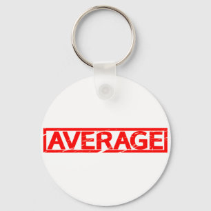 Average Stamp Keychain