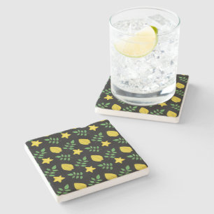 Averrhoa Carambola Starfruit Tree Exotic Fruit Stone Coaster