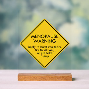Avertissement de ménopause