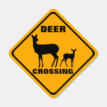 Avertissement de propriété Deer Crossway Road
