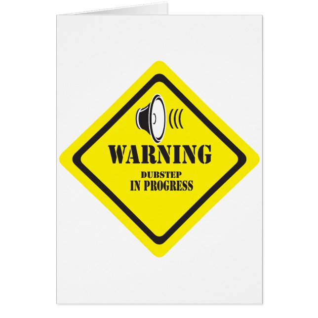 Avertissement Dubstep (Devant)