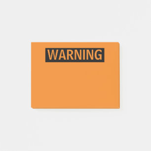 AVERTISSEMENT NOTES POST-IT