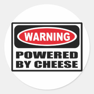 Avertissement POWEREE BY CHEESE Sticker