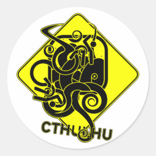 Avertissement : Stickers Cthulhu